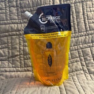 L'Occitane Citrus Verbena / Verveine Shower Gel Refill 16.90 fl. oz NEW SEALED.
